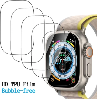 Pentru Apple Watch Seria Ultra 8 7 6 SE 5 4 3 Accesorii iwatch 49mm 44mm cu diametrul de 40mm, 45mm 41mm Film Acoperi Apple Watch Ecran Protector