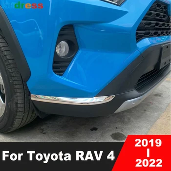 Pentru Toyota RAV4 RAV 4 2019-2021 2022 Chrome Masina Fata Bara Spate Colt Acopere Garnitura Anti-Coliziune Protecter Benzi Accesorii