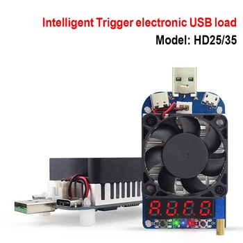 RD HD25 HD35 Declanșa FCP AFC QC2.0 QC3.0 Electronice USB de Încărcare rezistor de Descărcare de gestiune a bateriei de testare reglabile de curent tensiune de 35w