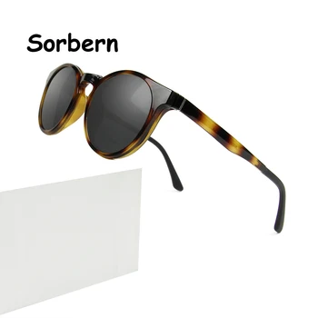 Runda Magnetic ochelari de Soare pentru Femei Polarizati Clip-On Ochelari 2 In 1 Ultem Rama de Ochelari Pentru Bărbați Ochelari prescrisi UV400