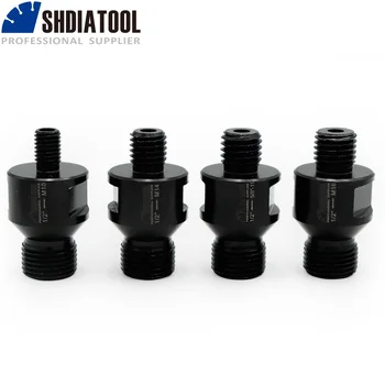 SHDIATOOL 1 buc Diferite fir adaptor Conexiune Converter pentru M10, M14, 5/8-11 sau M16 Filet De 1/2 inch, potrivit pentru CNC