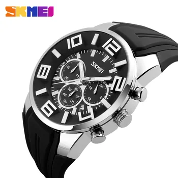 SKMEI Top Brand de Lux Ceasuri Cuarț Bărbați de Moda Casual, Ceasuri de mana Sport Impermeabil Ceas Relogio Masculino 9128