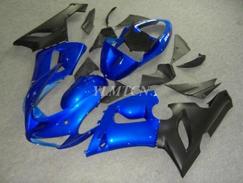 Stil Nou ABS Carenajele Kituri potrivit Pentru Kawasaki Ninja ZX-6R ZX6R 636 2005 2006 05 06 Caroserie Set Negru Albastru