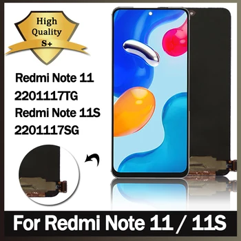 Super AMOLED Pentru Xiaomi Redmi Nota 11 Afișa Note11 2201117TG Touch Screen Digitizer Sticla Pentru Redmi Notă 11S Note11S 2201117SG