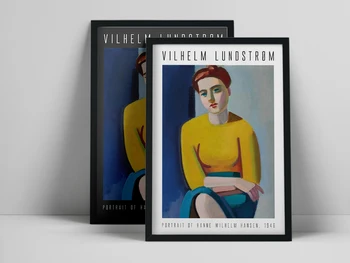 Vilhelm Lundstrom Expoziție de Printuri si Postere Femei Portret de Perete de Arta Canvas Tablou Modern de Decorare Arta de Galerie Dormitor