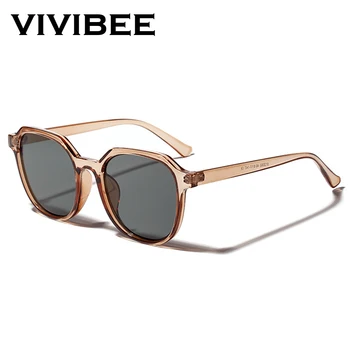 VIVIBEE Vara Ochelari Moda Transparent Gri Pătrat ochelari de Soare pentru Femei 2022 Trendy Ochelari de Soare Vintage Men Nuante