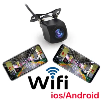 Wireless Auto retrovizoare Camera wireless Night Vision 12V Mini Camera de mers inapoi rezistent la apa la 120 de Grade Unghi de Vizualizare Pentru Android IOS