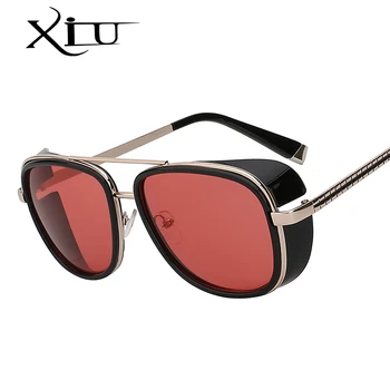 XIU pătrat ochelari de soare barbati de brand designer de ochelari de soare retro vintage superstar de moda ochelari oculos UV400